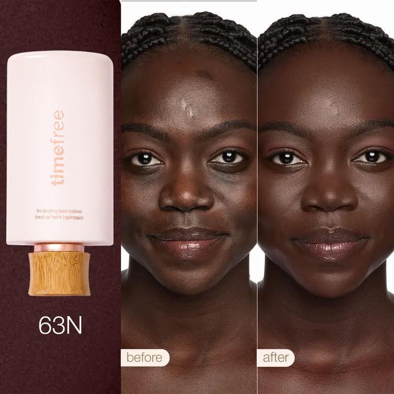 TIMEFREE HYDRATING FULL COVERAGE SERUM FOUNDATION + FREE BRUSH