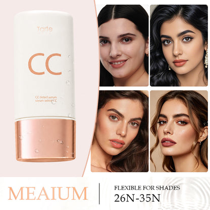 CC Color-Correcting Tinted Serum - Lightweight,Shade-Adaptive Coverage with 24H Hydration &16H Waterproof Wear