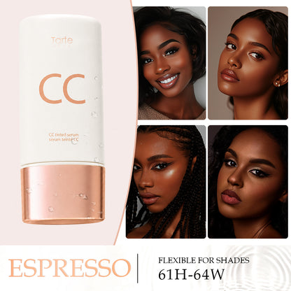 CC Color-Correcting Tinted Serum - Lightweight,Shade-Adaptive Coverage with 24H Hydration &16H Waterproof Wear