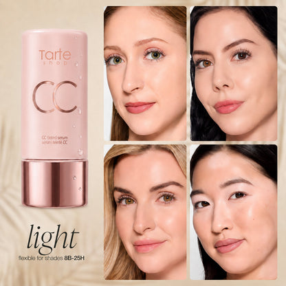 CC Color-Correcting Tinted Serum - Lightweight,Shade-Adaptive Coverage with 24H Hydration &16H Waterproof Wear