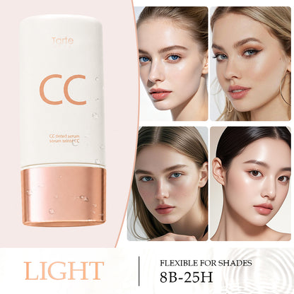 CC Color-Correcting Tinted Serum - Lightweight,Shade-Adaptive Coverage with 24H Hydration &16H Waterproof Wear