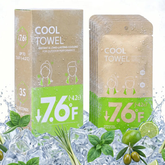 Portable Emergency Cooling Packs — Reusable, Alcohol-Free & Individually Sealed