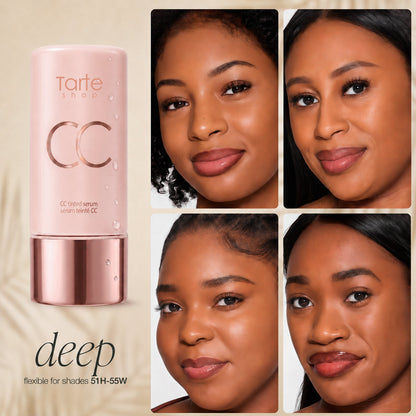 CC Color-Correcting Tinted Serum - Lightweight,Shade-Adaptive Coverage with 24H Hydration &16H Waterproof Wear