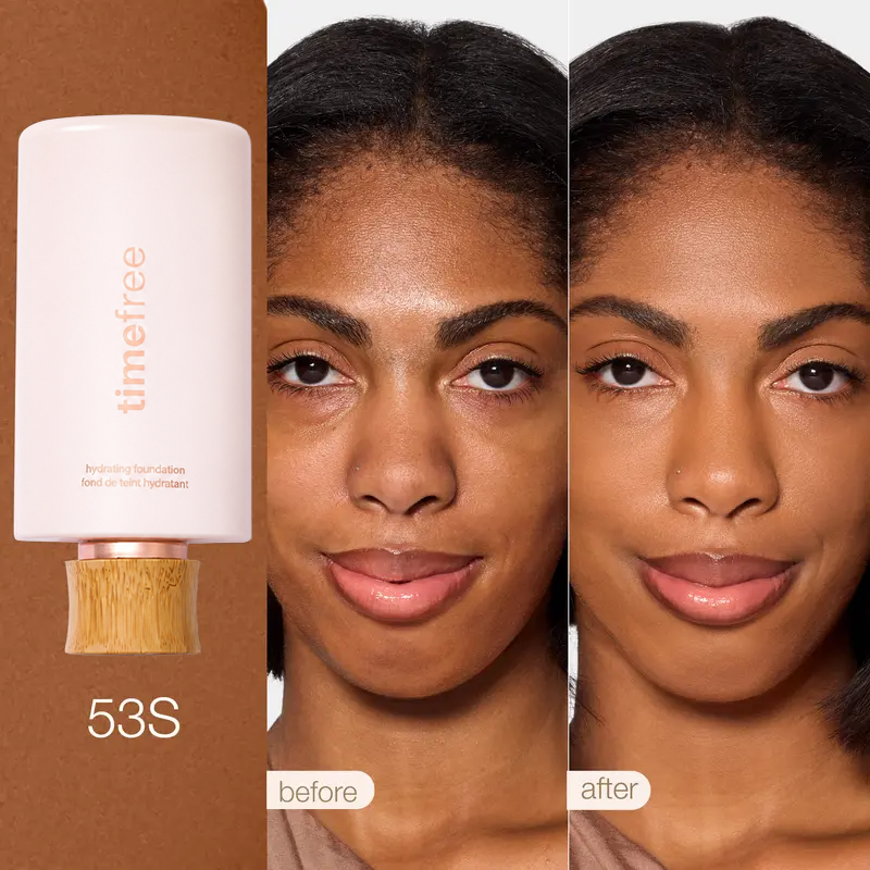 TIMEFREE HYDRATING FULL COVERAGE SERUM FOUNDATION + FREE BRUSH