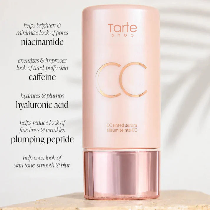 CC Color-Correcting Tinted Serum - Lightweight,Shade-Adaptive Coverage with 24H Hydration &16H Waterproof Wear