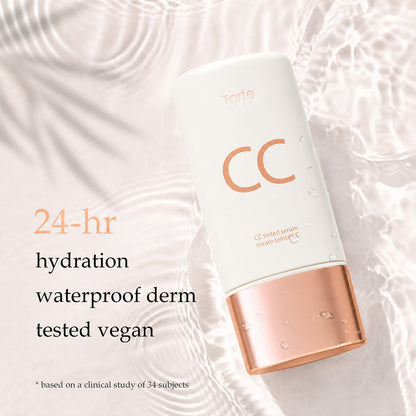 CC Color-Correcting Tinted Serum - Lightweight,Shade-Adaptive Coverage with 24H Hydration &16H Waterproof Wear