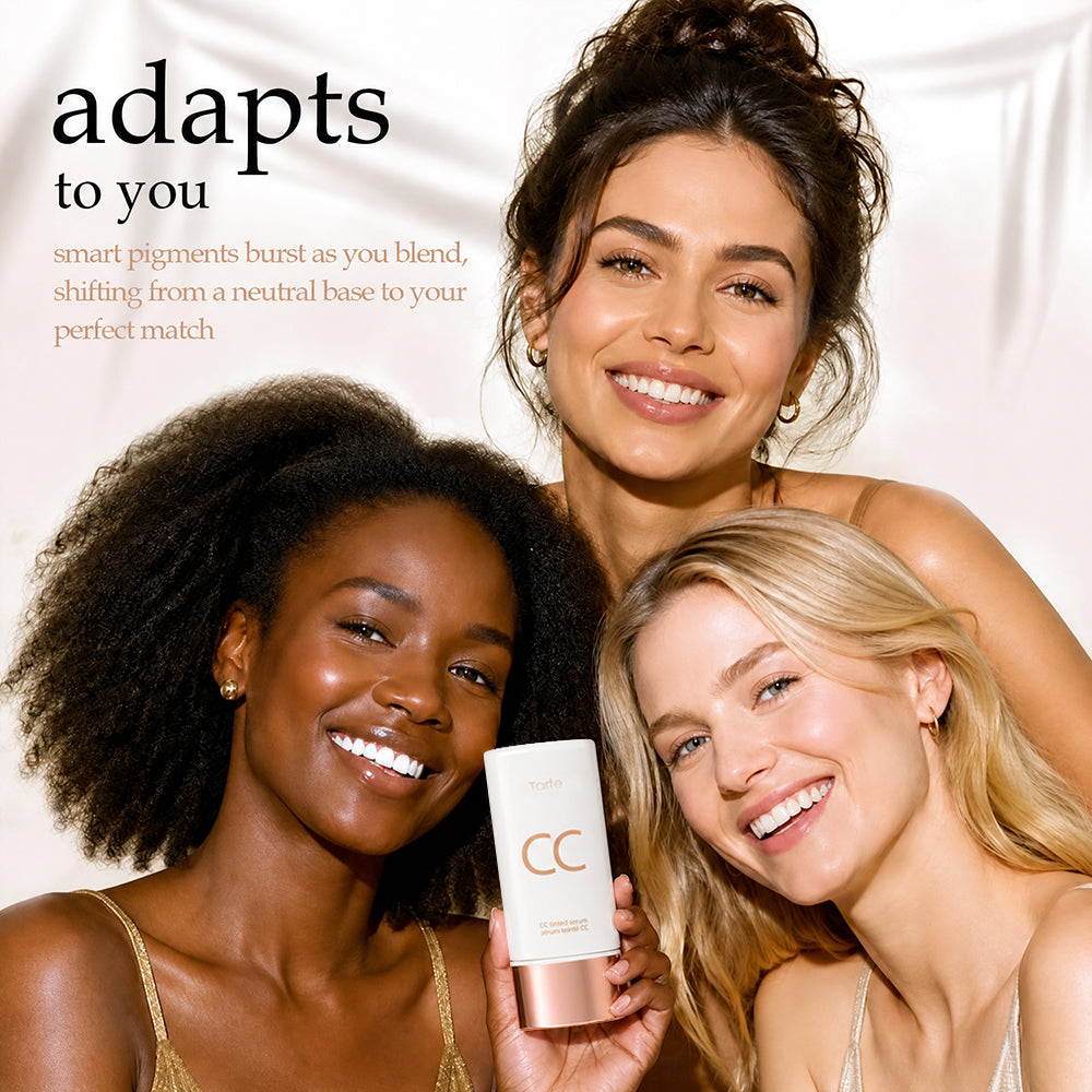 CC Color-Correcting Tinted Serum - Lightweight,Shade-Adaptive Coverage with 24H Hydration &16H Waterproof Wear