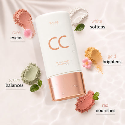 CC Color-Correcting Tinted Serum - Lightweight,Shade-Adaptive Coverage with 24H Hydration &16H Waterproof Wear