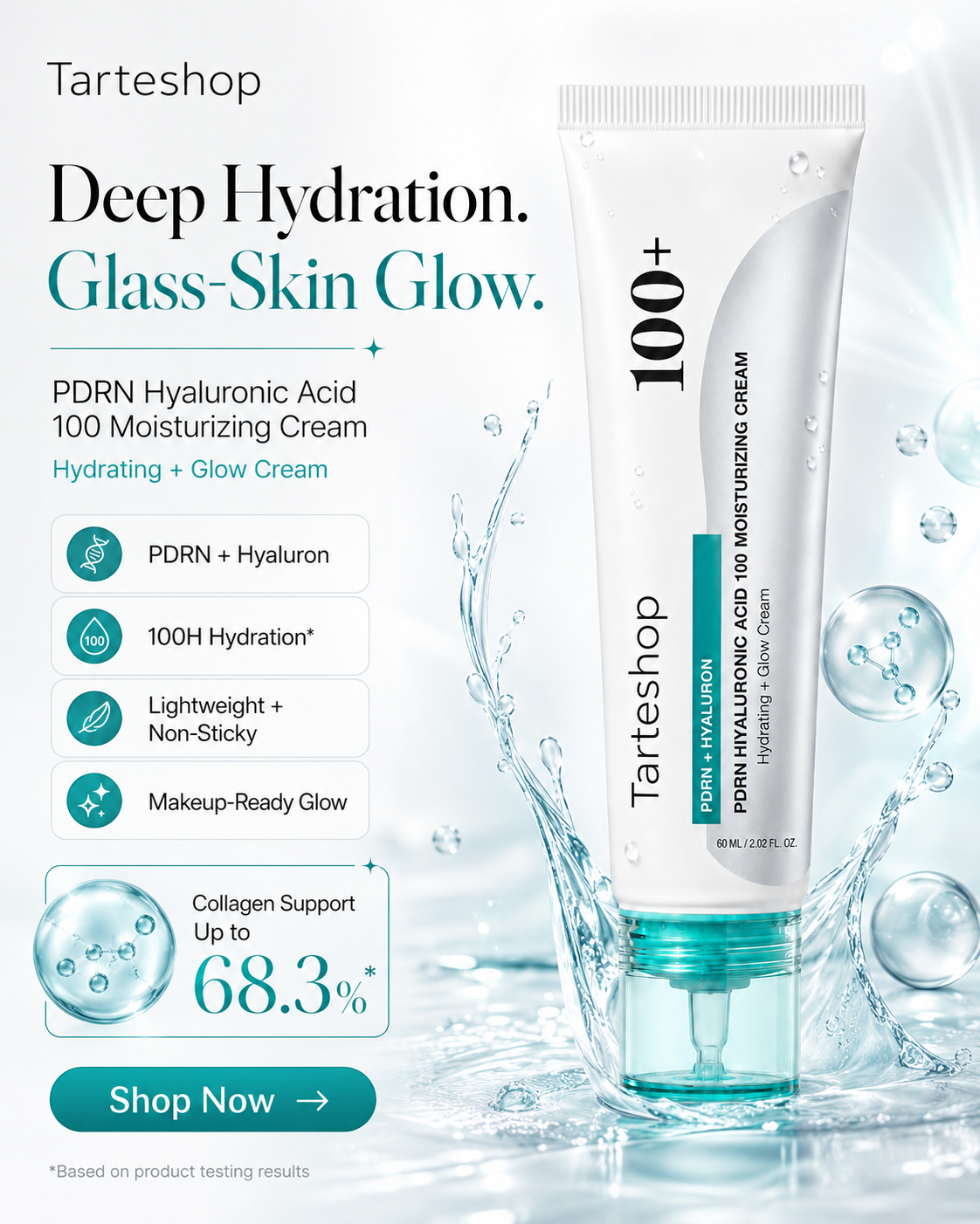 Tarteshop PDRN Hyaluronic Acid 100 Moisturizing Cream