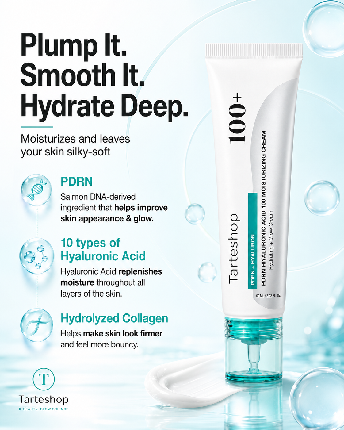Tarteshop PDRN Hyaluronic Acid 100 Moisturizing Cream