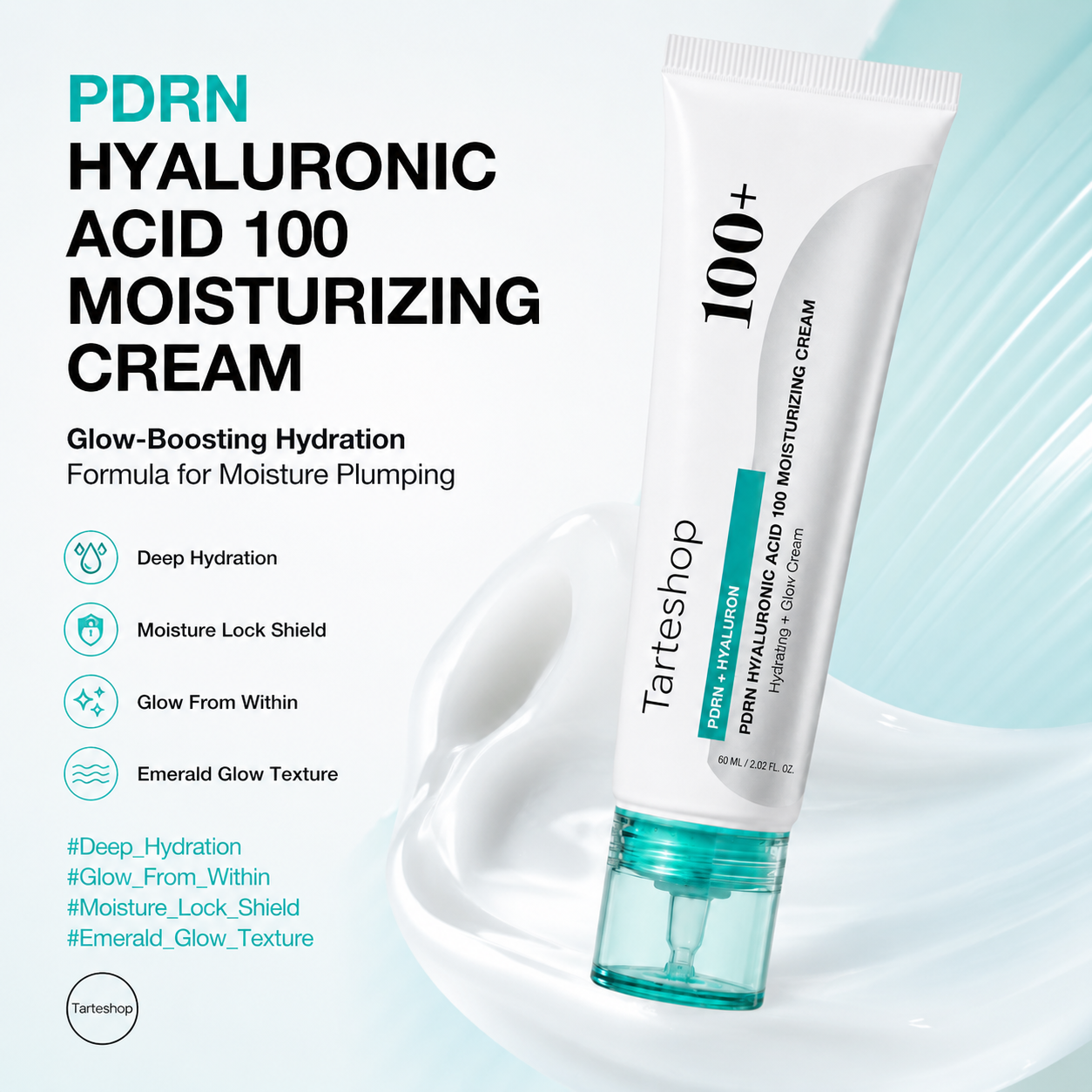 Tarteshop PDRN Hyaluronic Acid 100 Moisturizing Cream