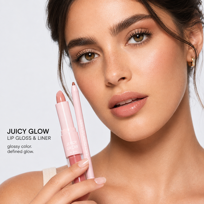 Lip sculptor & liner - 3-in-1 lip combo: lip liner, lipstick & lip gloss