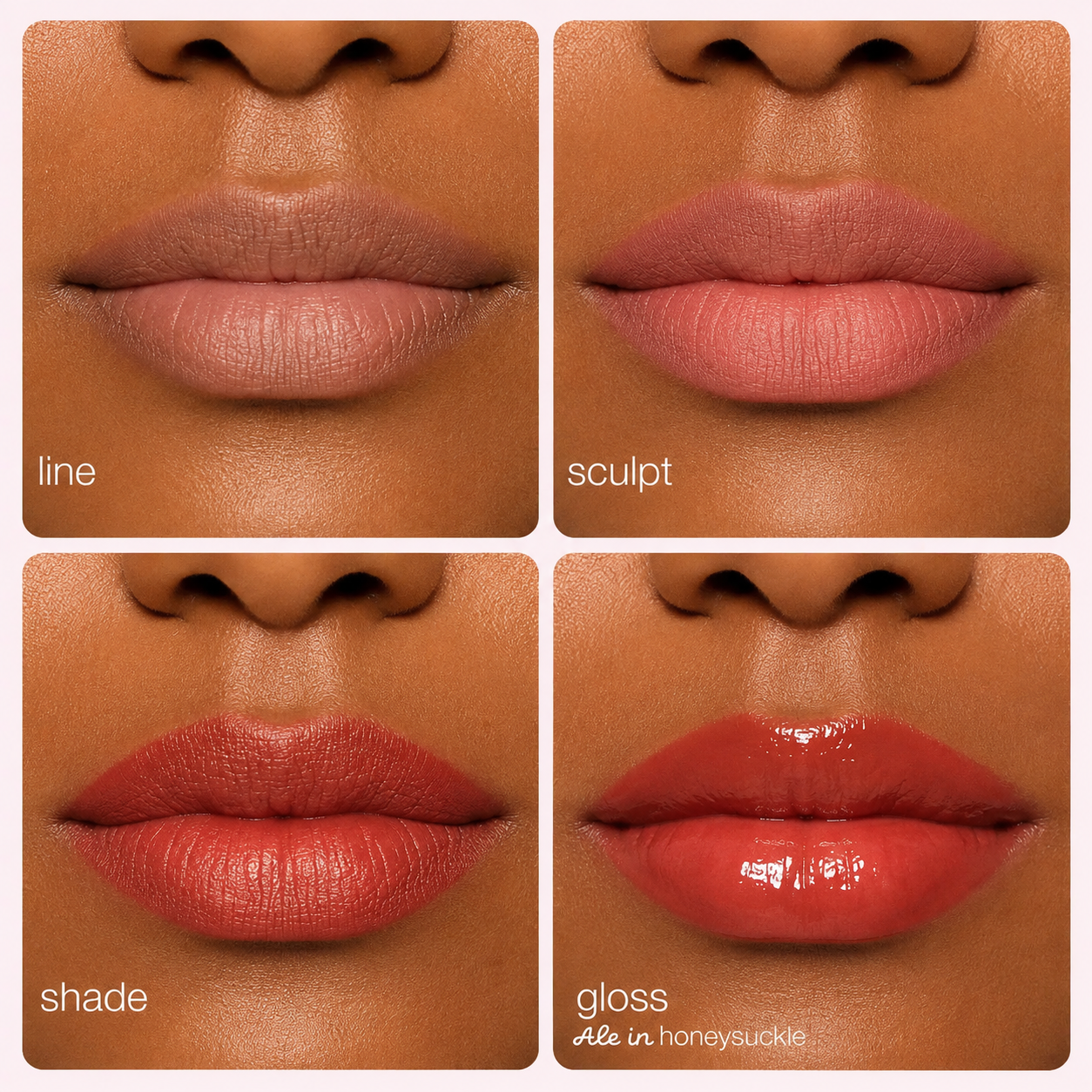 Lip sculptor & liner - 3-in-1 lip combo: lip liner, lipstick & lip gloss