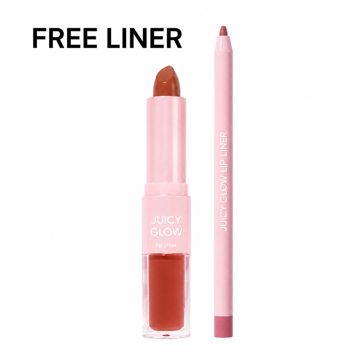 fig + dusty rose liner